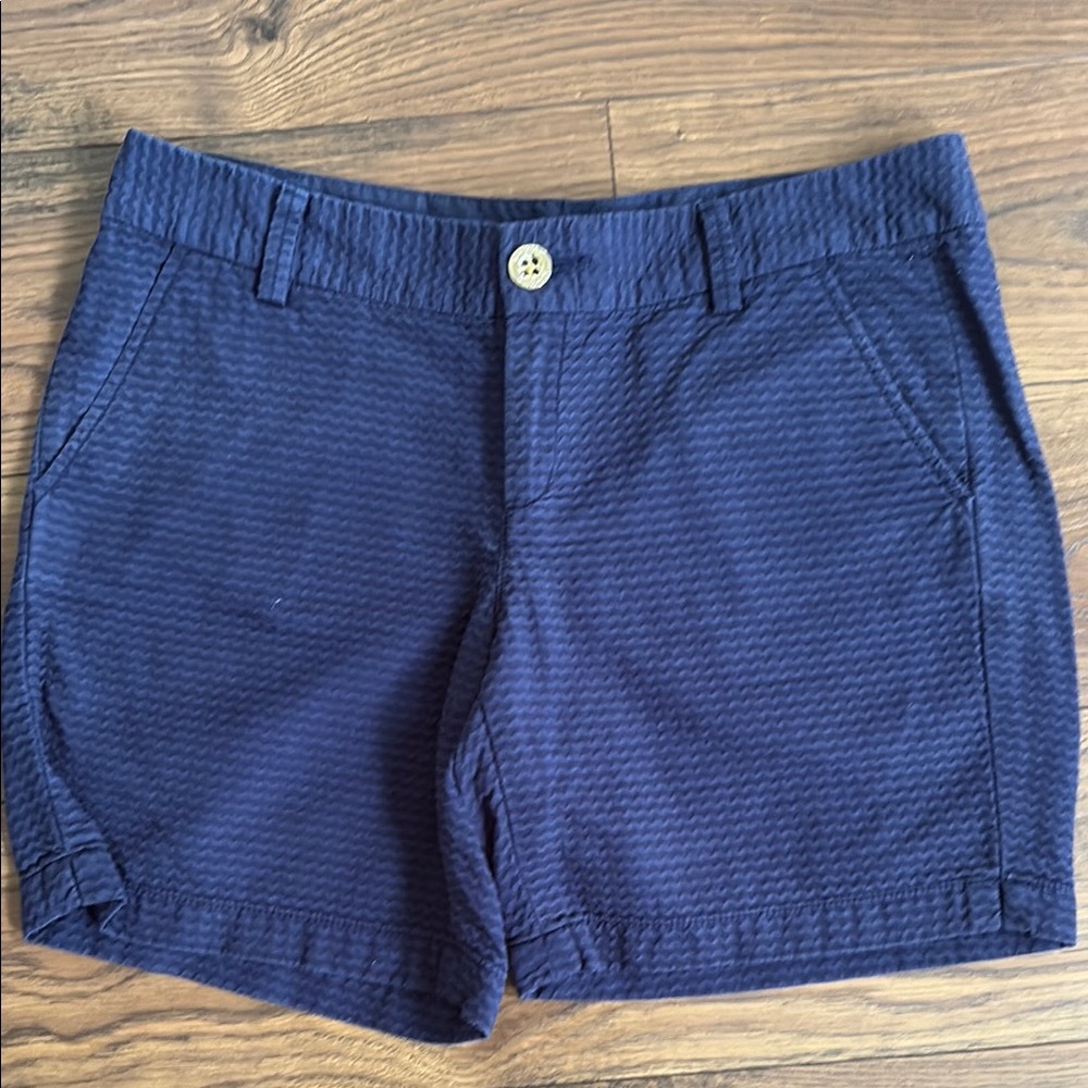 Lilly Pulitzer Textured Navy Shorts